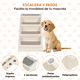 thumbnail image 2 of Escalera para Perro de 4 Pasos Antideslizante Poli Pets Color Beige, 2 of 8
