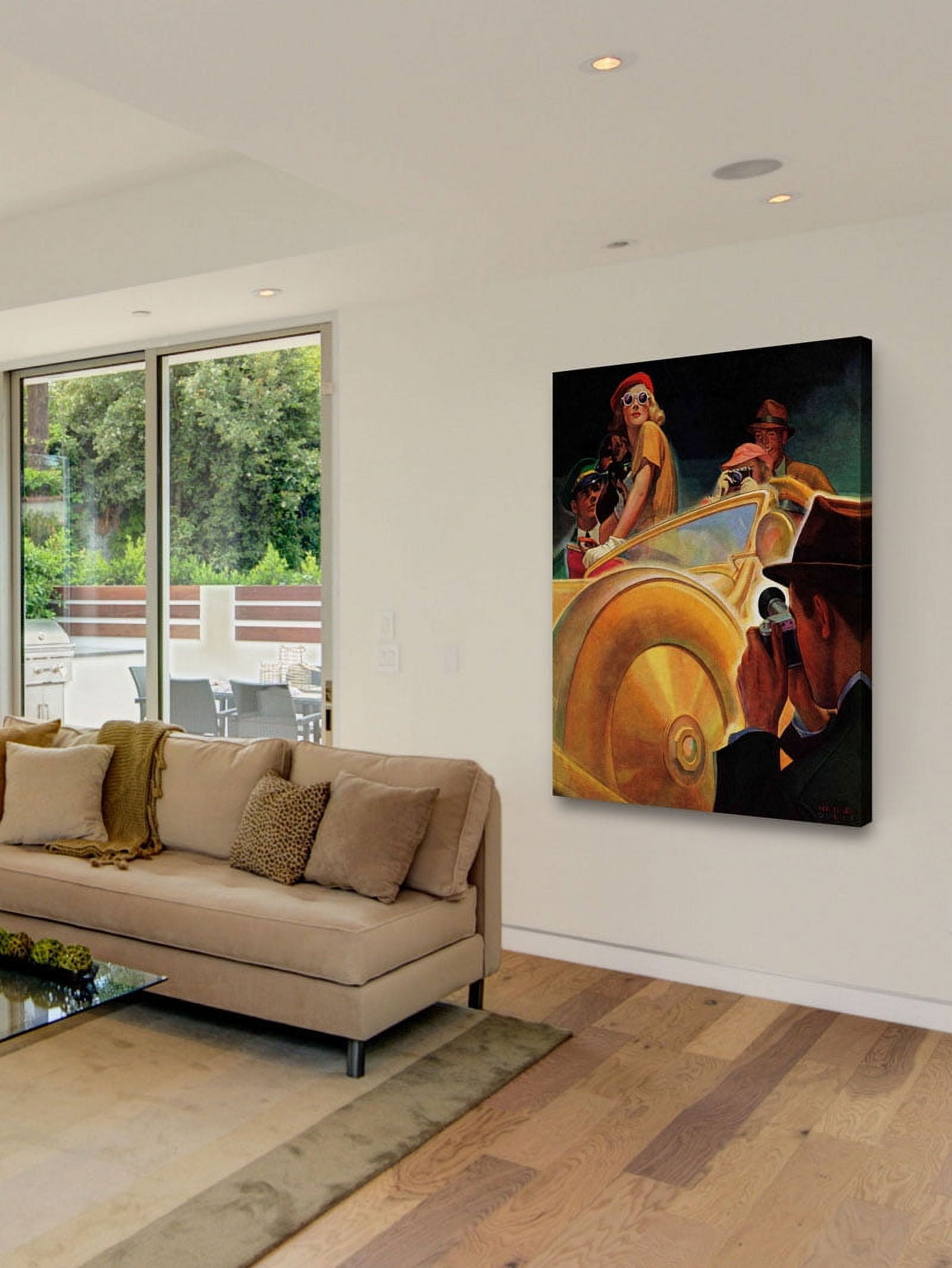 Marmont Hill "Photo Opportunity" by Michael Dolas Painting Print on Canvas
