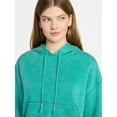 thumbnail image 4 of No Boundaries Washed Fleece Pullover Hoodie, Women's XXS-XXL, 4 of 5