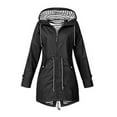 thumbnail image 2 of Sudadera Con Capucha Chaqueta De Mujer Suave Impermeable Impermeable Abrigo De jinwen Rompevientos, 2 of 4