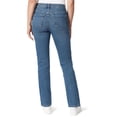thumbnail image 2 of Gloria Vanderbilt Womens Petites High Rise Dark Wash Straight Leg Jeans, 2 of 2