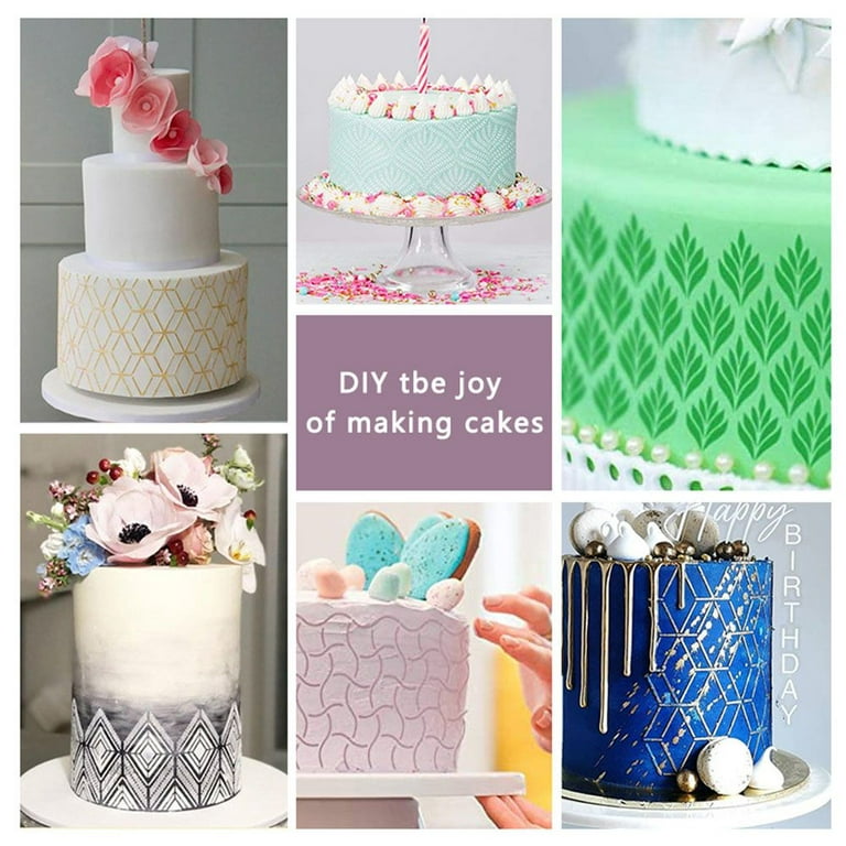 Cake Stencils Decorating Buttercream,Templates Floral Cookie Fondant  Dessert Stencil Lace Cake Stencil & Template,Wedding Cake Birthday Cake  Spray