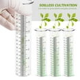 thumbnail image 3 of Shisuyan 2 Pcs Professional Rain Gauge Tube Practical Glass Rain Measuring Cylinder, 3 of 8