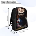 thumbnail image 2 of Lsque Chucky Travel Laptop Backpack, Business Slim Sturdy Laptops Backpack, Water Resistant College School Computer Bag Gift for Men & Women Fits 15.6 Inch Notebook, 2 of 6