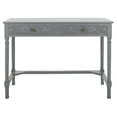 thumbnail image 5 of SAFAVIEH Ryleigh Solid Retro 2 Drawer Writing Desk, Distressed Grey, 5 of 15
