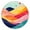 Colorful Tie Dye-1, variant on Rainbow Tie Dye Ink Pattern Round Fitted Tablecloth with Elastic Edge,Dining Table Cover Waterproof,Outdoor Round Tablecloth for Camping,Dining,Indoor and Outdoor