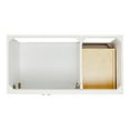 thumbnail image 5 of Ariel Hamlet 42 In. Left Offset Single Sink Base Cabinet In White, 5 of 9