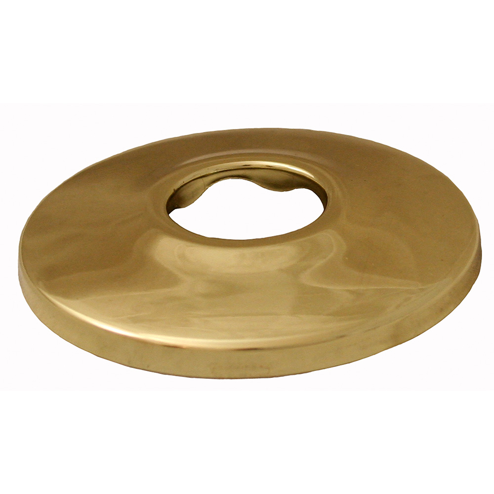 Polished Brass Escutcheon 1/2" IPS Low Pattern,PartNo E81050