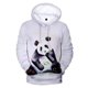 thumbnail image 3 of Sudadera con capucha con gráfico de panda salvaje divertido para hombres Ropa nueva en sudaderas y sudaderas para niños Lindos suéteres con estampado de panda gigante en 3D, 3 of 5