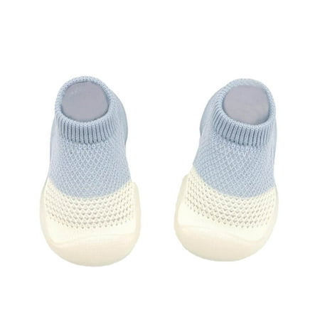 Baby Shoes Girl Formal Indoor First Walkers Mixed Colors Elastic Mesh Socks Shoes Toddler Boy Sneakers Size 2 Years-4 Years