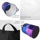 thumbnail image 2 of Balery Dreamy Colorful Starry Sky Cesta de ropa redonda con asas, impermeable, independiente, para ropa, juguetes, dormitorio y familia-Medium, 2 of 6