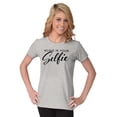 thumbnail image 4 of Believe in Selfie Cute Motivational Womens Slim Fit Graphic Tee Brisco Brands S, 4 of 5