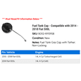 thumbnail image 2 of Fuel Tank Cap - Compatible with 2014 - 2018 Fiat 500L 2015 2016 2017, 2 of 2