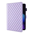 thumbnail image 2 of for Xiaomi Poco Pad X1 11.2 inch 2025 Case, Rhombus Pattern Multiple Viewing Angles Stand Slim Folio Cover (Purple), 2 of 6