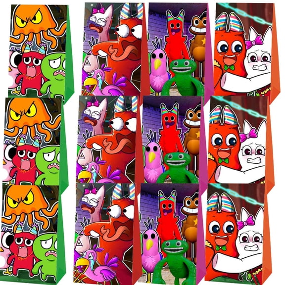 Garten of Banban Goodie Bags Party Favor Candy Decorations Treat Supplies Birthday