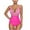 A01_Pink, variant on Yghzkop Tankini Swimsuits for Women 2025 One Piece Swimsuit for Women Tummy Control Bathing Suits Sexy Modest Full Coverage Keyhole Swimwear