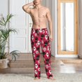thumbnail image 2 of Logiee Cute Dog Print Pajama Pants for Men,Men’s Pajama Bottoms,Mens PJ Pants with Pockets & Button Fly-XX-Large, 2 of 6