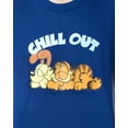 thumbnail image 2 of Nickelodeon Mens' Garfield Odie Comic Strip Chill Out Sleep Pajama Set, 2 of 7