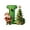 L, variant on Lilixerw 26 Letter Christmas Ornament with Santa Claus Pattern,3.15Inch Green Acrylic Xmas Pendant for Xmas Tree Decor,Holiday Party Supplies,Letter A