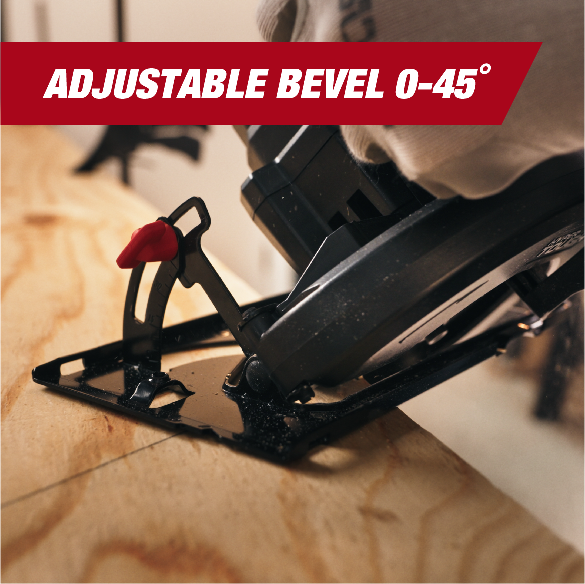 Sierra circular Hyper Tough sin escobillas de 20V, 6.5 pulgadas, con batería de iones de litio de 2.0Ah y cargador estándar, número de modelo 41007.2 5