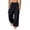 Black, variant on Big & Tall Men's Baggy Cargo Pants Trendy Quick-Dry Casual Parachute Pants Loose Fit Harem Joggers with Pockets for Streetwear
