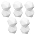 thumbnail image 2 of Set Of 10 Blank White D20 Dice - Acrylic 20 Sided Dice Cubes For Diy Crafts, Math Counting, Teaching, Board Games, Diy Stickers, And Party Fun, 2 of 8