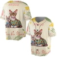 thumbnail image 3 of Happy Mother's Day Proud Devon Rex Mom All Over Print 3D Baseball Shirt Cat Lover Kitten Owner Gifts Softball Sport - 03003, 3 of 6