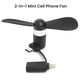 thumbnail image 3 of Mini ventilador para teléfono celular Aergured, paquete de 12 unidades, para iPhone/Android, 3 of 7