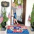 60X40CM 4th July Independence Day USA Country Door Mat Bathroom Rug