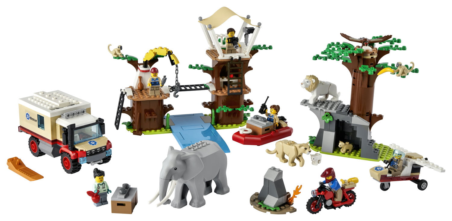 LEGO City Wildlife Rescue Camp 60307 Building Toy for Kids Aged 6 and Up  (503 Pieces) 