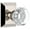 Polished Nickel, variant on Grandeur Fsqchm_Prv_234_Cs Chambord Crystal Solid Brass Privacy Door Knob Set - Brass