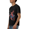 thumbnail image 3 of Spider-Man T-Shirt à Manches Courtes en Coton Peigné 170g pour Hommes, 3 of 7