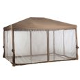 Abba Patio 10 x 12Ft Fully Enclosed Garden Gazebo Patio Canopy with