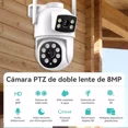 thumbnail image 2 of Anberx Cámara De Seguridad De Lente Doble Ptz 8mp Wifi Alarm, 2 of 8