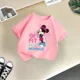 thumbnail image 3 of Marca Linda Minnie Verano Niños Camiseta de Algodón Lindo Dibujos Animados de Disney Niños Niñas Moda Casual Camiseta de Cuello Redondo Ropa para Niños, 3 of 5