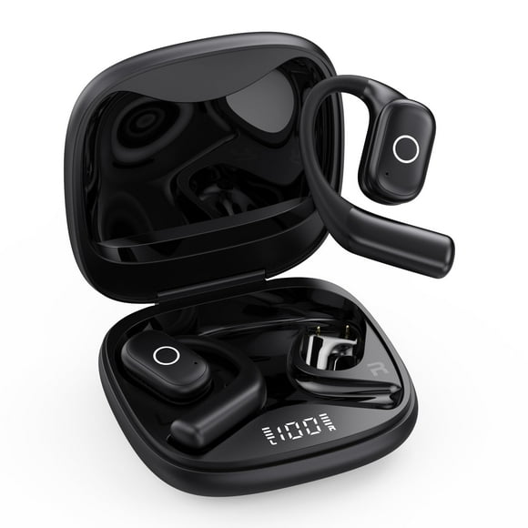 Auriculares inalámbricos de oído abierto APHUWJ, 80 horas de reproducción