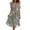 Z12Gray, variant on Tea Length Bridesmaid Dresses for Wedding V Neck Short Sleeve Formal Dresses for Women Light Blue S