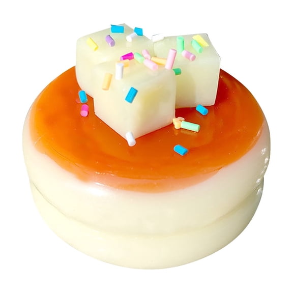 YingYouFu Cloud Cake Squishies Toy, Soft Realistic Souffle Cake Stress Ball Squeeze Fidget Toys Stress Relief Portable Adults Simulated Food Pinch Fidget Sensory Toy for Kids Birthday Gift