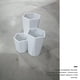thumbnail image 5 of Naiovety Caja de maquillaje de almacenamiento de contenedor de cubo de contenedor de almacenamiento de pluma de cepillo cosmético de 3 capas Almacenamiento y organización del hogar Gris, 5 of 6