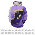 thumbnail image 2 of Purple Gold Marble Art-3 3D Print Hoodie Men Women Autumn Thin Pullover Sweatshirt Vintage Streetwear Tops, 2 of 6
