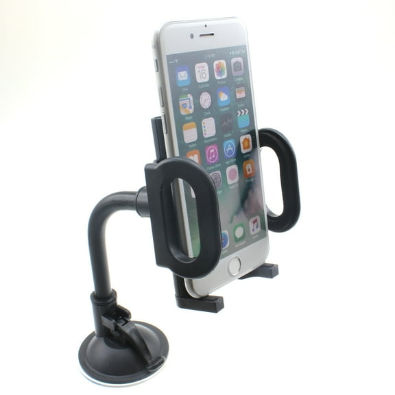 Windshield Car Mount for Samsung Galaxy A12 A32 A42 A52 A72 5G Phones - Holder Glass Cradle Rotating Dock W5A Compatible With Galaxy A12 A32 A42 A52 A72 5G Models