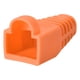 thumbnail image 1 of Cubiertas de plástico anti-polvo para conectores RJ45 de 6 mm de diámetro, color naranja, para cables de red Cat5, Cat5E y Cat6, 50 piezas, 1 of 3