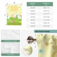 thumbnail image 6 of Happy Easter Balloon Curtains 63 Inch Length for Living Room/Bedroom, Rabbits Eggs Spring Daisy Floral Grass Yellow Rod Pocket Privacy Door Curtains Decorative Tie Up Shade for Window 52"x63", 6 of 8