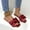 Red, variant on WIZUTIZ Shower Shoes Women Walking Comfort Vintage Sandals Women Summer BOHO Jeweled Shiny Slide Sandals Square Toe Slide Sandals Beach Sandals Indoor with Arch Support Shower Shoes Mother's Day Gift