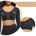 thumbnail image 4 of Womens Shapewear 3/4 Sleeve Arm Shaper Front Closure Compression Bra Post Surgery Posture Corrector Tank Top, 4 of 5