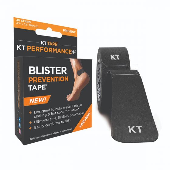 KT Tape KT Performance Blister Prevention Tape, Black, 10 Count