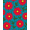 Blue, Pattern 3, variant on ODIKA 8'x10' Machine Washable Non-Slip Area Rug, Enchanted Poinsettia Bloom Yuletide Decorative Statement High Traffic Rug, Blue, 735556
