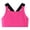 Hot Pink, variant on Sports Bras for Girl Breathable Air Bras Comfy Cami Bras Support Athletic Bras Gym Workout Yoga Bra Purple 5 Years(120)