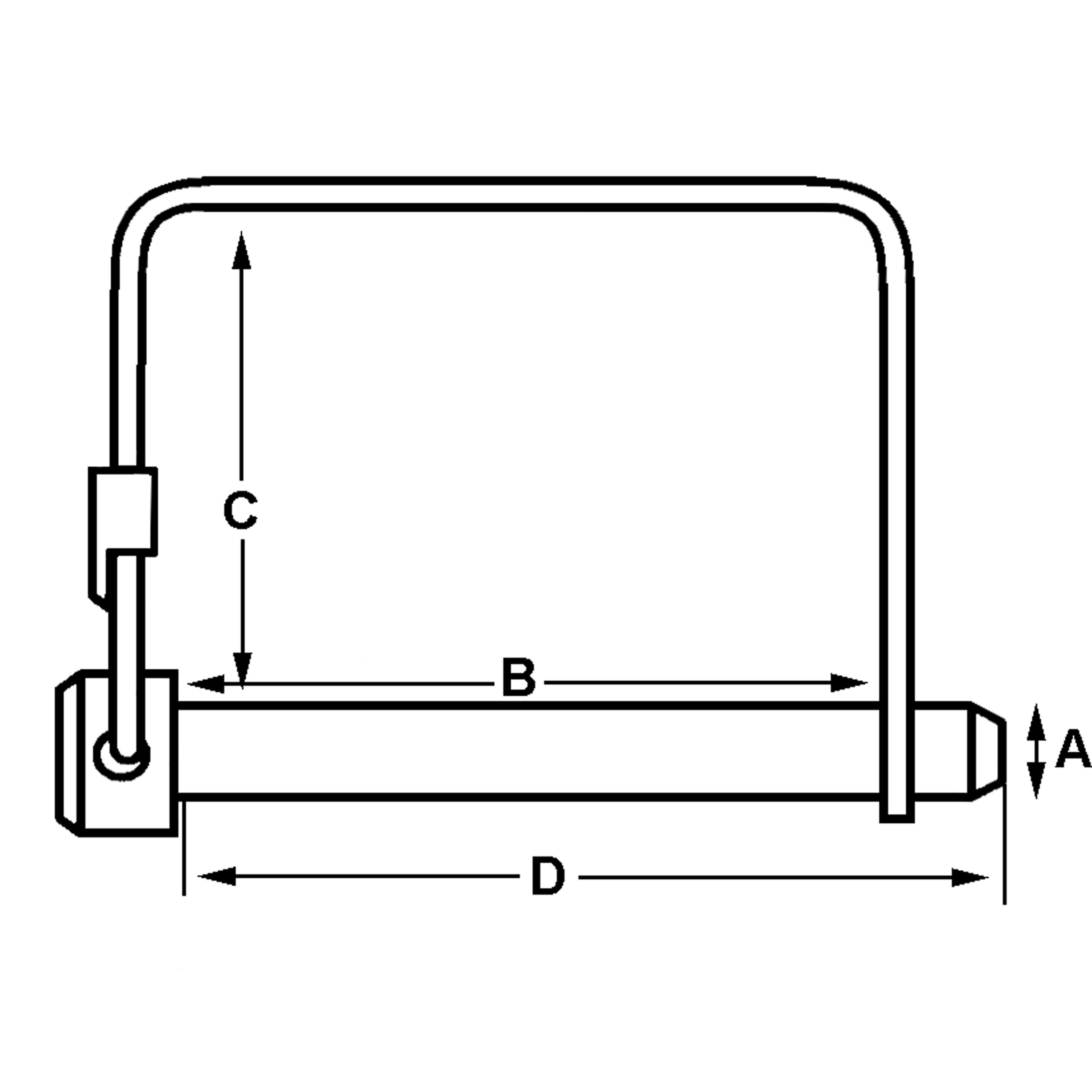 21966 --- Safety Pin 5/16 x 3-1/2