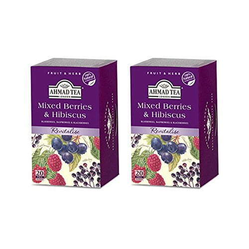Ahmad Tea, Mixed Berries 20 Tea bags (Pack of 2)